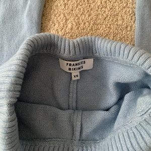 Frankies Bikinis baby blue set!!